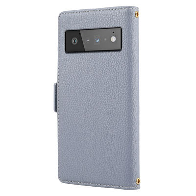 Tpu гуглит случаи телефона пиксела покрывает Scratchproof стойку сальто кожаную