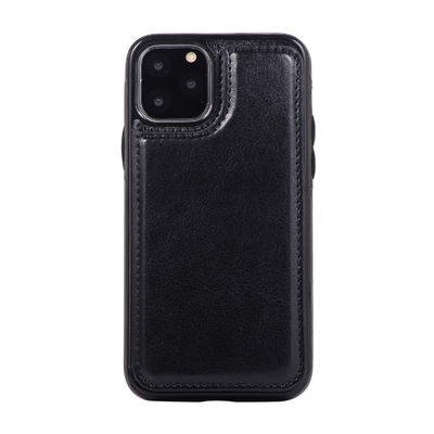 Крышка IPhone 11 противоударного случая бумажника мобильного телефона PU кожаного безвредная