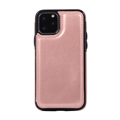 Крышка IPhone 11 противоударного случая бумажника мобильного телефона PU кожаного безвредная