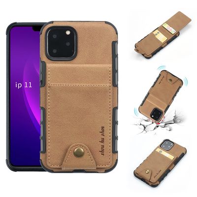 Случая телефона фермуара OEM случай Iphone 12 телефона кредитной карточки магнитного Scratchproof Pro
