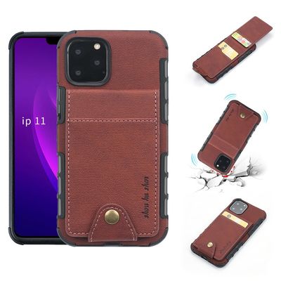 Случая телефона фермуара OEM случай Iphone 12 телефона кредитной карточки магнитного Scratchproof Pro