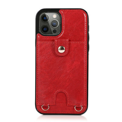 Подгонянный случай бумажника Iphone кожаных случаев телефона облегченный Dirtproof роскошный