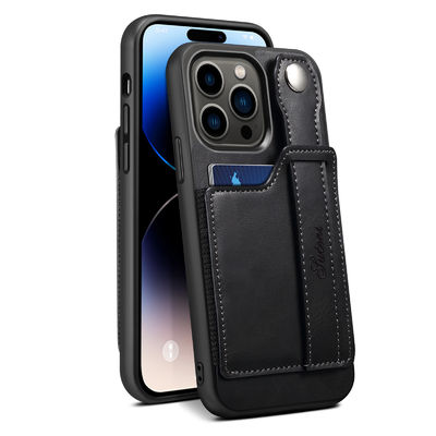 Случай Iphone кожаного случая телефона бумажника случая телефона кожаного кожаный роскошный