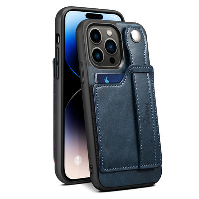 Случай Iphone кожаного случая телефона бумажника случая телефона кожаного кожаный роскошный