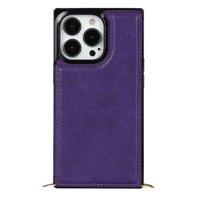 Безшовная неподдельная кожаная роскошь защитных случаев Iphone Dirtproof