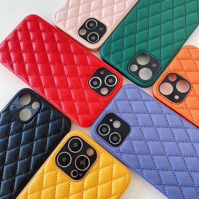 Вниз с задней стороны обложки телефона мультфильма кожаной неподдельной кожаной на IPhone 12 Pro Макс
