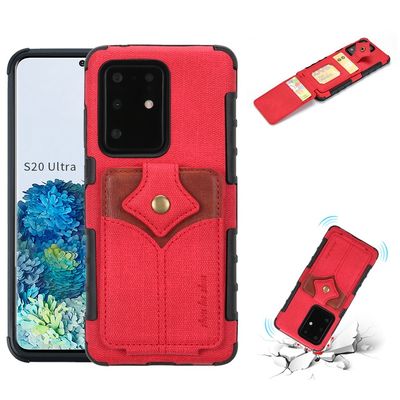 Случай телефона роскошных неподдельных случаев Samsung защитных многофункциональный кожаный