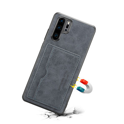 Восхитительный кожаный случай Magsafe Iphone владельца карточки Scratchproof