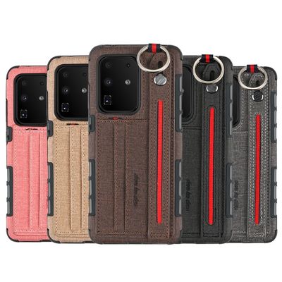 Сумка карты PU неподдельного владельца карточки случая телефона кожаного Dirtproof