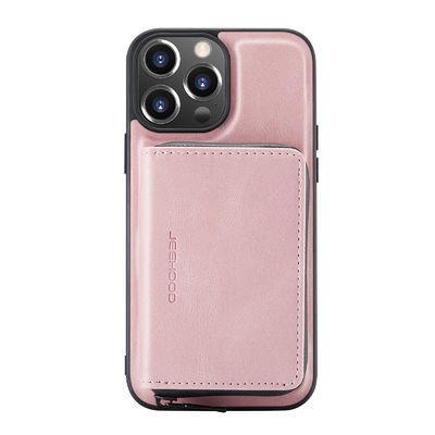 Случай Iphone 14 безшовного случая телефона Iphone 12/Iphone 13 кожаного многофункциональный