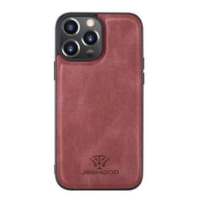 Случай Iphone 14 безшовного случая телефона Iphone 12/Iphone 13 кожаного многофункциональный