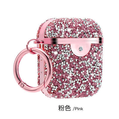 Противоударный диамант страза случая хранения наушников/наушника Bling
