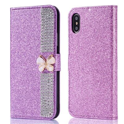Flash Powder Electroplated Diamond Inlay Phone Case для iPhone Xr Xs 11 12 13 14 Покрытие для ячейки Pro Max