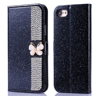 Flash Powder Electroplated Diamond Inlay Phone Case для iPhone Xr Xs 11 12 13 14 Покрытие для ячейки Pro Max